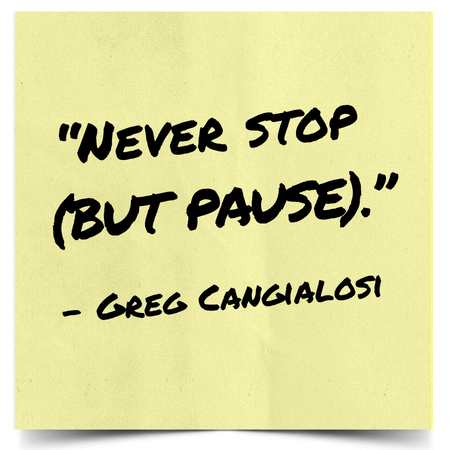 pause - sticky note